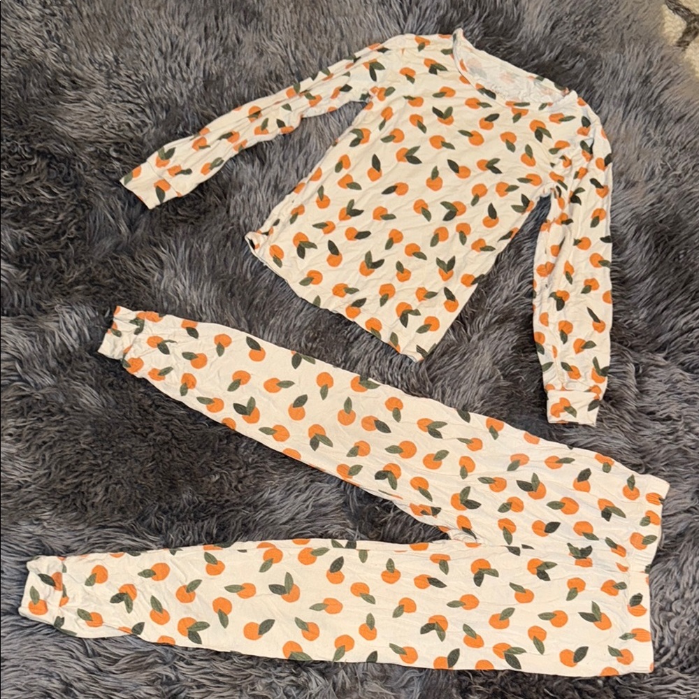 Vibrant Orange and Green Pajama Sets for Cozy Nights